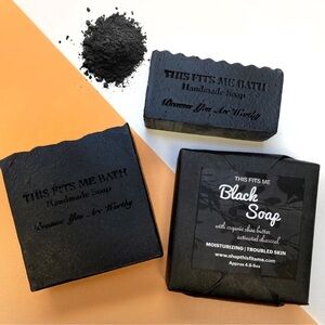Activated charcoal clean ingredients handmade soap hyperpigmentation blemishes